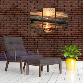 Tablou - Apus de soare, ocean (90x60 cm)