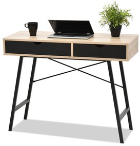 Masă PC Fallon (stejar + negru). 1109753