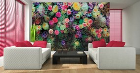 Fototapet - Flori colorate (254x184 cm), în 8 de alte dimensiuni noi