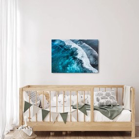 Tablou - Valuri pe mare (70x50 cm)
