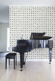 Fototapet, Typomania, repetitiv, Rebel Walls