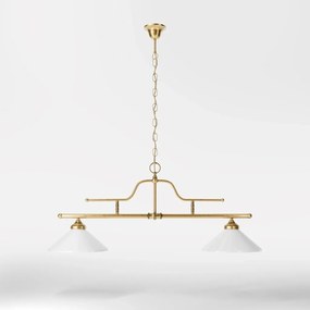 Lustra stil clasic italian din alama cu 2 brate Fiordo