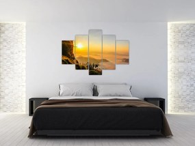 Tablou - Ceața de dimineață în vale (150x105 cm)