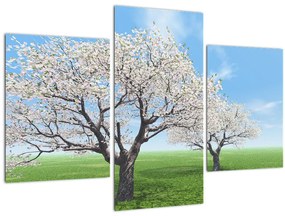 Tablou cu copaci (90x60 cm)
