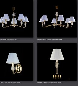 Veioza LUX design modern, Cristal Bohemia Exclusive TRINITY 01-TL