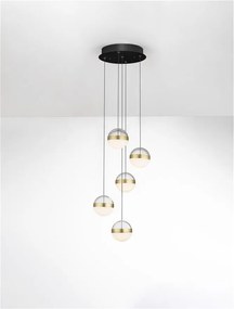 Lustra cu 5 Pendule LED stil modern ALAZ
