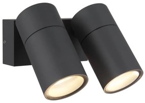 Aplica cu 2 Spoturi iluminat exterior protectie IP44 PIPER