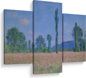 Tablou - Claude Monet, Poppy Field (Giverny), reproducere (90x60 cm)