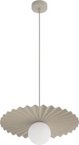 Lustră suspendată pe cablu UMBRA 1xG9/8W/230V bej