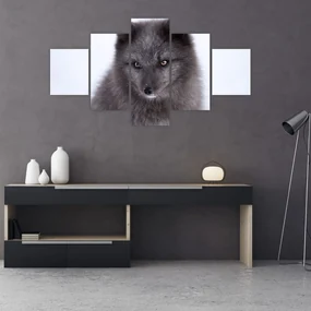 Tablou cu vulpe polară (125x70 cm), în 40 de alte dimensiuni noi