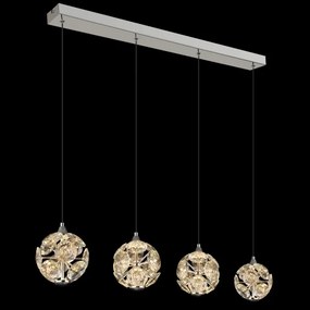 Globo 16047-4HC - Lustru LED pe cablu VIRINA LED/32W/230V
