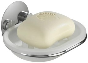 Săpunieră albă autoadezivă din plastic Turbo-Loc – Wenko