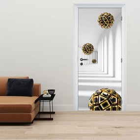 Fototapet pentru ușă - Mingi abstract (95x205cm)