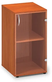Dulap din sticlă îngustă joasă ProOffice 40 x 45,8 x 73,5 cm, dreapta, cireș