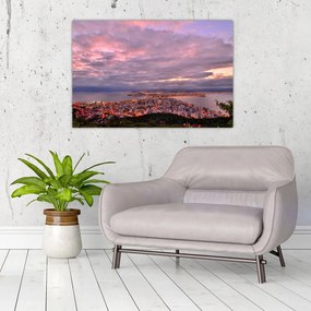 Tablou - Amurg la oraș (90x60 cm)