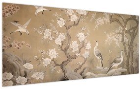 Tablou - Desen animat peisaj japonez (120x50 cm)