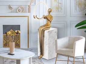 Figurina decorativa XXL / Lampa LED de podea design lux El aro