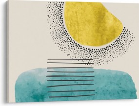 Tablou - pictură abstractă de plajă N⁰2 (70x50 cm)