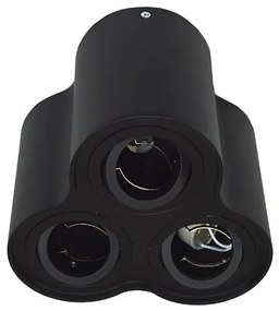 Lampă spot BAROCO 3xGU10/30W/230V negru