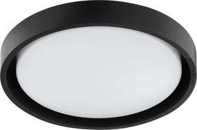 Brilliant - Plafonieră LED SONORA, 12W, 230V, 3000K, Ø 31 cm, negru