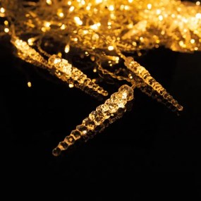 Perdea LED de Crăciun pentru exterior, 180 LED, 3,5 x 0,7 m, IP44, alb cald