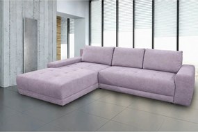 Coltar extensibil ADRIA, universal, stofa catifelata mov lila - Monoli