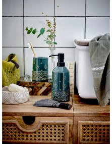 Set de accesorii de baie verde din gresie ceramică Cheran – Bloomingville