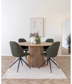 Scaune de dining kaki 2 buc. Monte Carlo – House Nordic