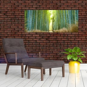 Tablou - Pădure de bambus (120x50 cm)