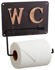 Suport pentru hârtie igienică de montat pe perete din metal – Antic Line