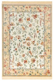 Covor bej din viscoză 135x195 cm Oriental – Nouristan