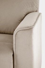 Fotoliu recliner Karim stofa bej H103 cm