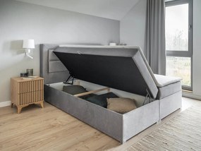 Pat lemn masiv BoxSpring Vivre 180x200 - Paros 02