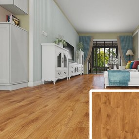 Pardoseală vinil-spc Leziter Kruger stejar 1220x180x4,5 mm 2.196/buc