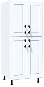 Soldat 60 cu 4 usi Zebra MDF alb drept