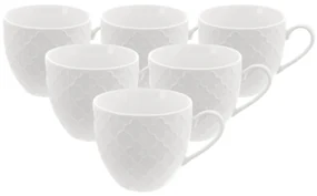 Cană din porțelan Orion WHITELINE 0,25 l, 6 buc.