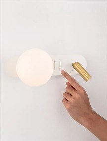 Aplica de perete cu reader LED NOBLE