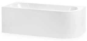 Cada baie freestanding cu montare pe colt 170 x 80 cm, dreapta, Bella Casa Ciri Dreapta, 1700x800 mm