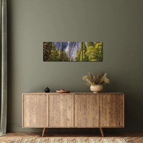 Tablou cu stânci (cu ceas) (90x30 cm)