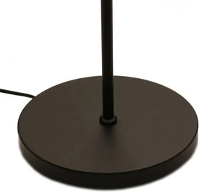 Lampadar LED dimabil NORA LED/25W/230V 2200/3000/4000K + LED/5W 3000K negru + telecomandă