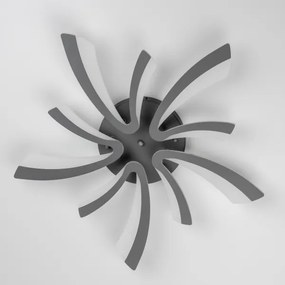 Lustră LED dimabilă aplicată Brilagi TWIST LED/55W/230V 3000-6500K antracit + telecomandă