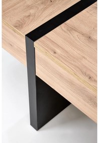 Masă de cafea Shanell 80 (stejar craft + negru). 1092459