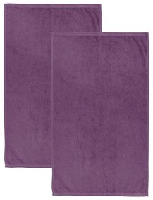 Prosoape mov 2 buc. din bumbac cu uscare rapidă, din frotir 90x140 cm Quick Dry – Catherine Lansfield