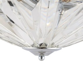 Lustra aplicata design neoclasic Facet crom 48,6cm