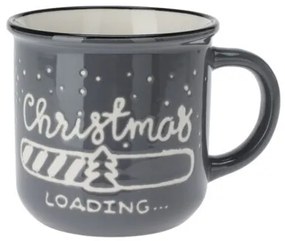Cana Wish for Christmas din portelan gri 9 cm