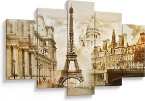 Tablou - Monumente din Paris (150x105 cm)