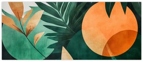 Tablou - Motive naturale geometrice (120x50 cm)