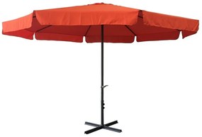 Umbrelă de soare STANDART 3m teracotă cu mâner