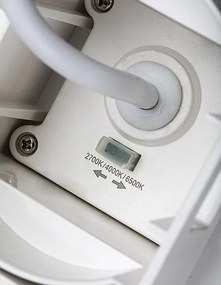 Aplica LED iluminat exterior ambiental, Protectie IP65 Urfa I alba