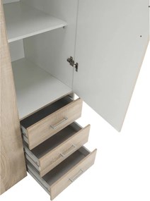 Dulap, 3 uşi, stejar sonoma, GWEN 70427